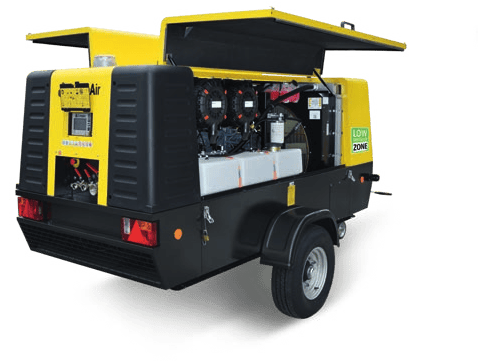 compresor de aire portátil CompAir C140-9 de 470 CFM